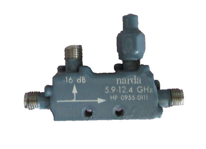 Directional Coupler 5.9-12.4 GHz 50W Narda 25017 SMA New