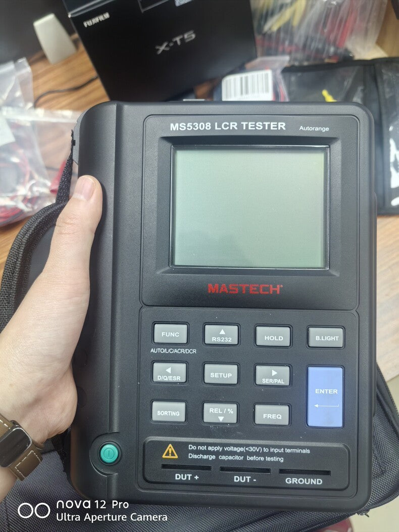 New Mastech MS5308 100KHz LCR Meter RS232 Interface
