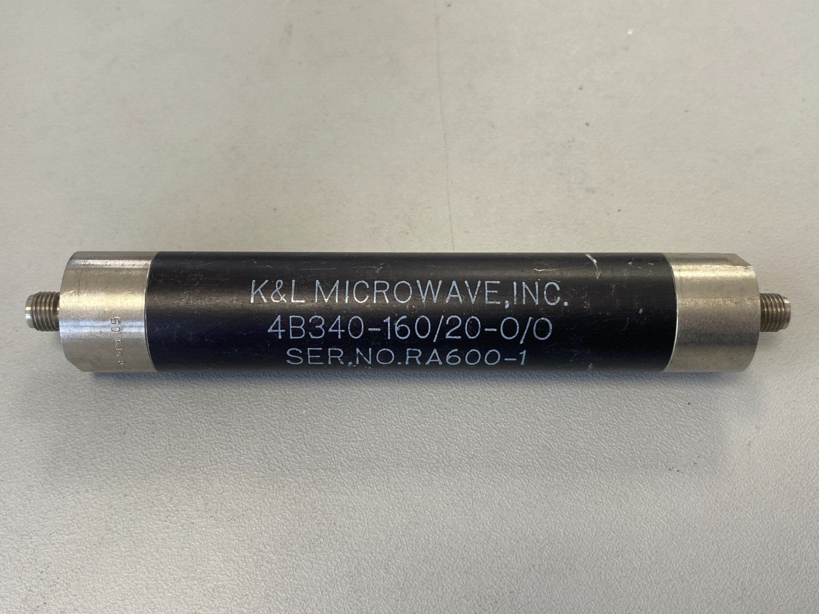 K&L Band Pass Filter 160 MHz 20 MHz BW