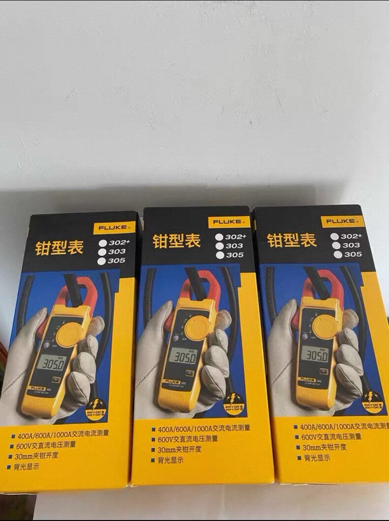 New Fluke 303 600A Handheld Clamp Meter