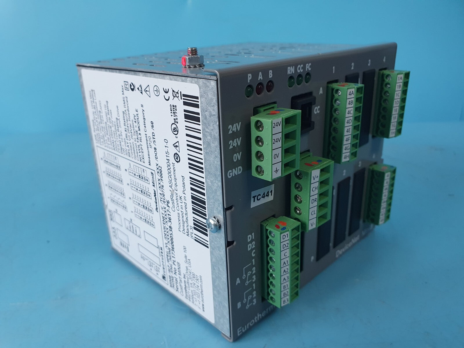 Eurotherm Mini8/4LP DeviceNet Temperature Controller