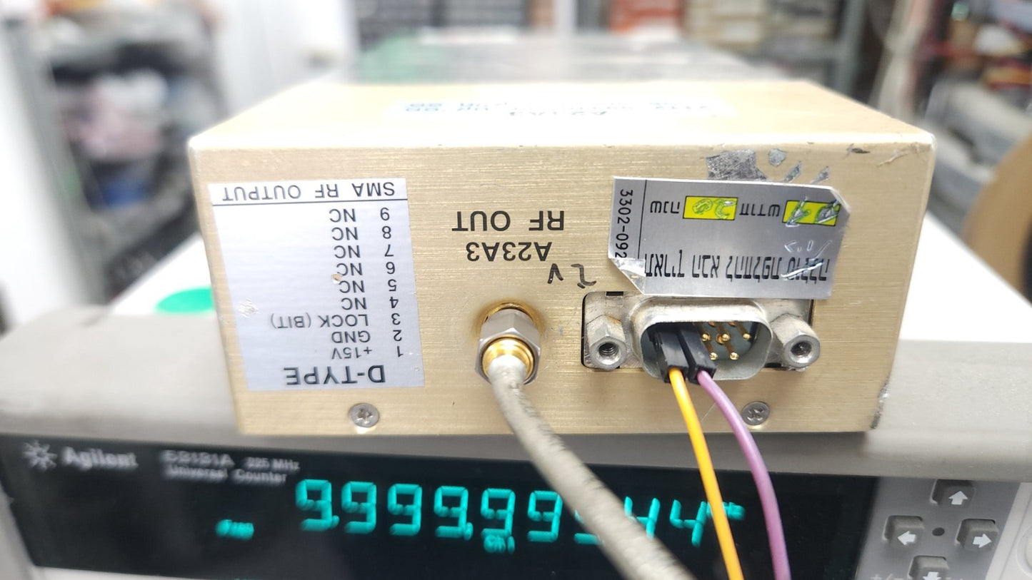 Rubidium Frequency Standard 10MHz 12dBm
