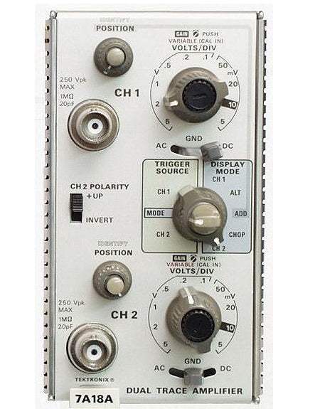 Tektronix 7A18A Analog Oscilloscope (Used)