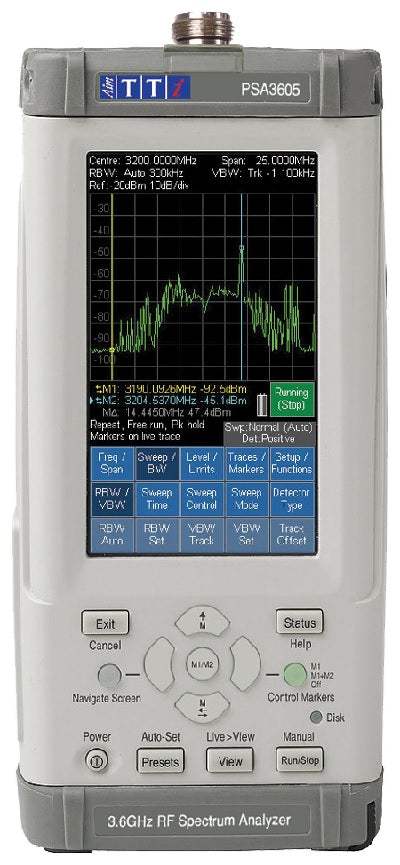 Aim-TTi PSA3605USC 3. 6 GHz Spectrum Analyzer (Pre-Owned)